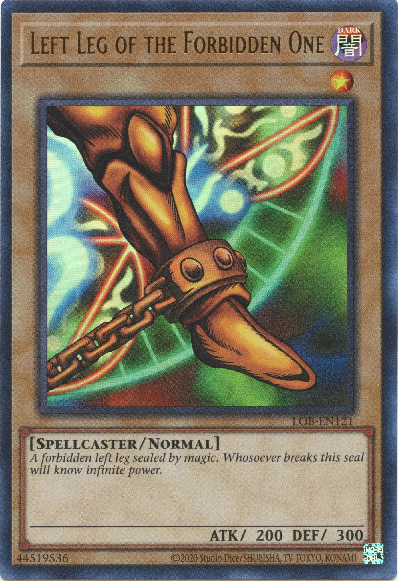 Left Leg of the Forbidden One (25th Anniversary) [LOB-EN121] Ultra Rare | Odin's Place