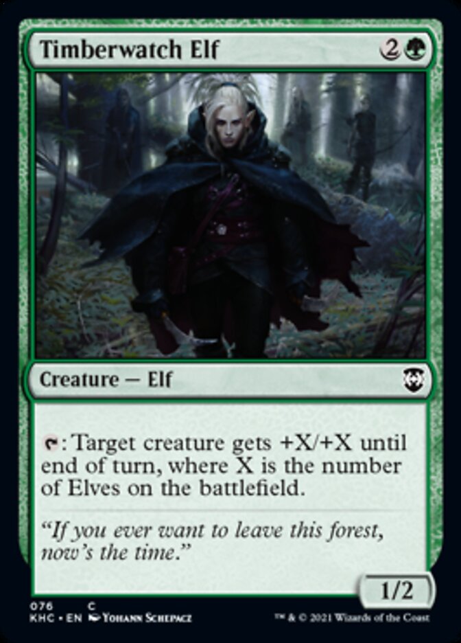 Timberwatch Elf [Kaldheim Commander] | Odin's Place