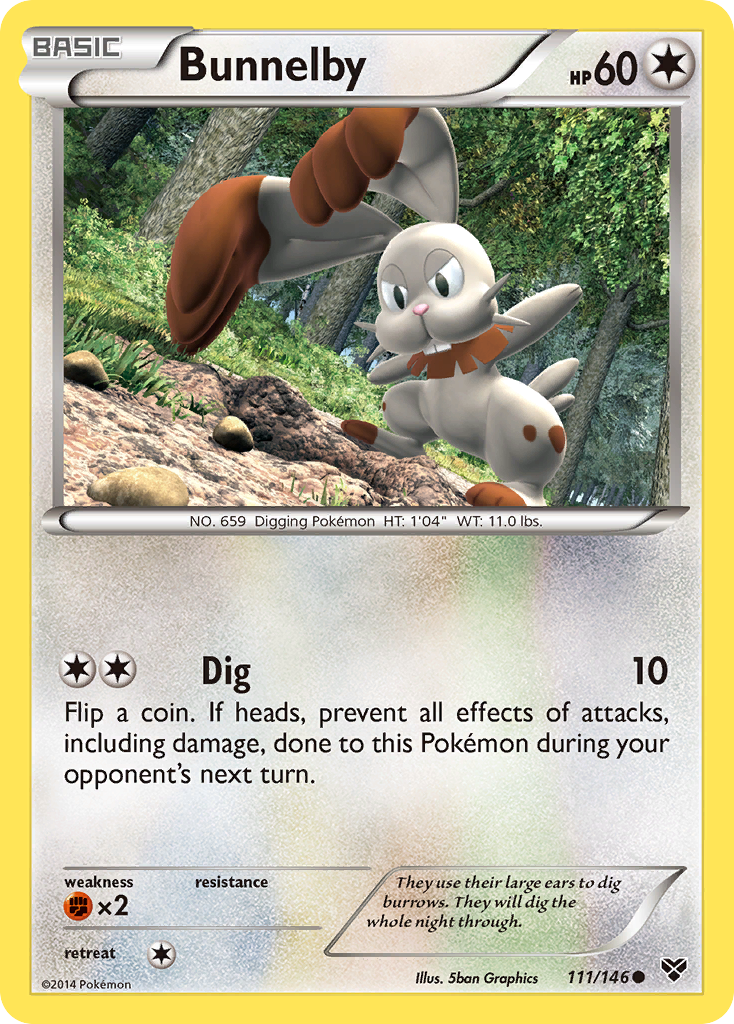 Bunnelby (111/146) [XY: Base Set] | Odin's Place