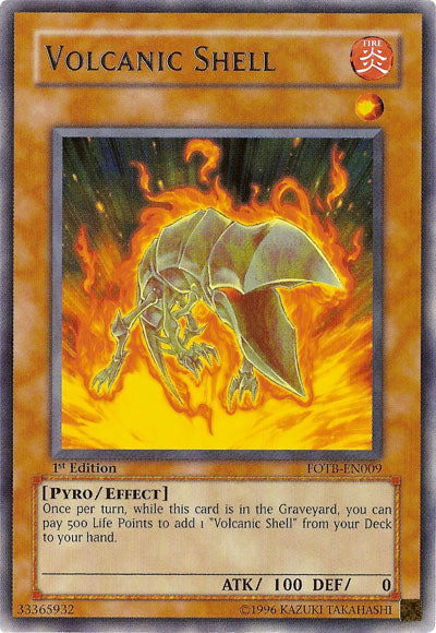 Volcanic Shell [FOTB-EN009] Rare | Odin's Place