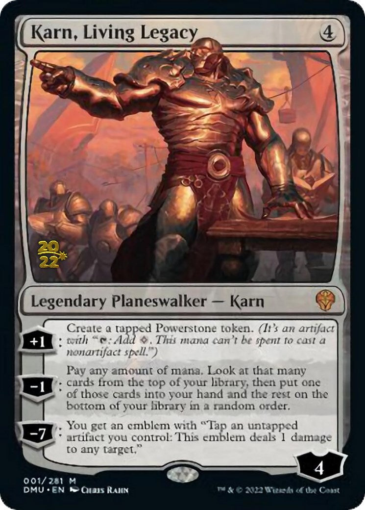 Karn, Living Legacy [Dominaria United Prerelease Promos] | Odin's Place