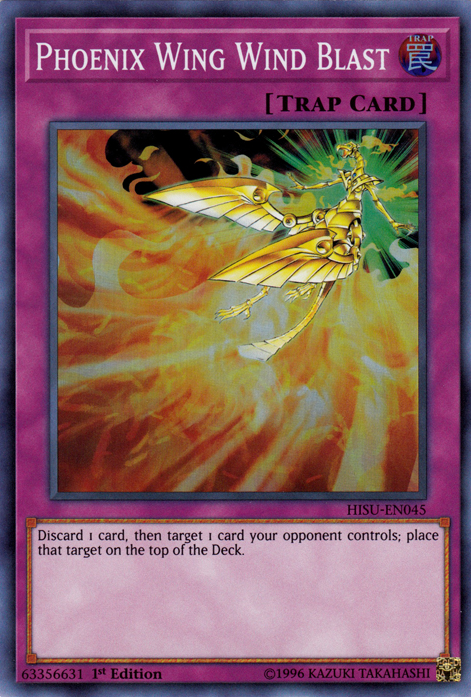 Phoenix Wing Wind Blast [HISU-EN045] Super Rare | Odin's Place