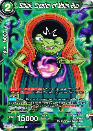 Bibidi, Creator of Majin Buu (BT11-072) [Vermilion Bloodline 2nd Edition] | Odin's Place