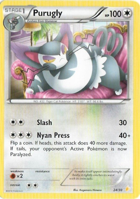 Purugly (24/30) [XY: Trainer Kit 3 - Pikachu Libre] | Odin's Place