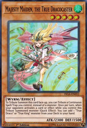 Majesty Maiden, the True Dracocaster [FIGA-EN052] Super Rare | Odin's Place