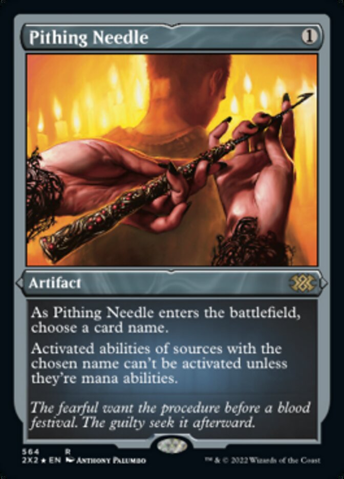 Pithing Needle (Foil Etched) [Double Masters 2022] | Odin's Place