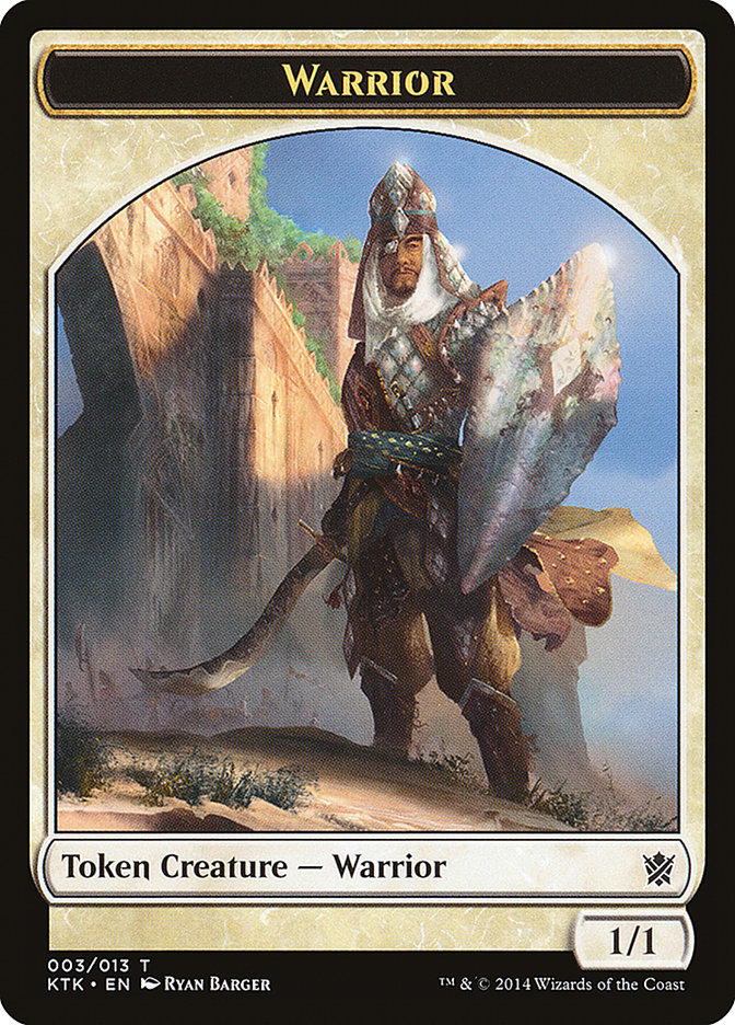 Warrior Token (003/013) [Khans of Tarkir Tokens] | Odin's Place