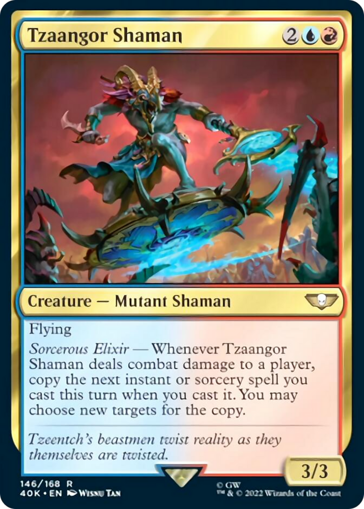 Tzaangor Shaman (Surge Foil) [Warhammer 40,000] | Odin's Place