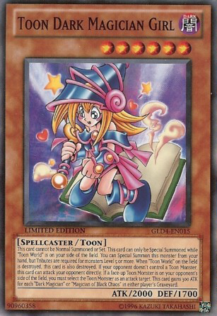 Toon Dark Magician Girl [GLD4-EN015] Common | Odin's Place