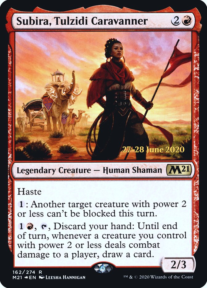 Subira, Tulzidi Caravanner [Core Set 2021 Prerelease Promos] | Odin's Place