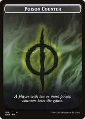 Phyrexian Goblin // Poison Counter Double-Sided Token [Phyrexia: All Will Be One Tokens] | Odin's Place
