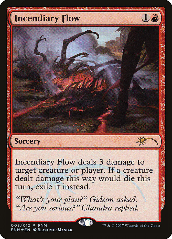 Incendiary Flow (3) [Friday Night Magic 2017] | Odin's Place