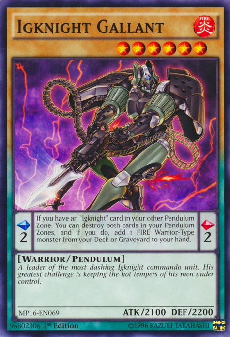 Igknight Gallant [MP16-EN069] Common | Odin's Place