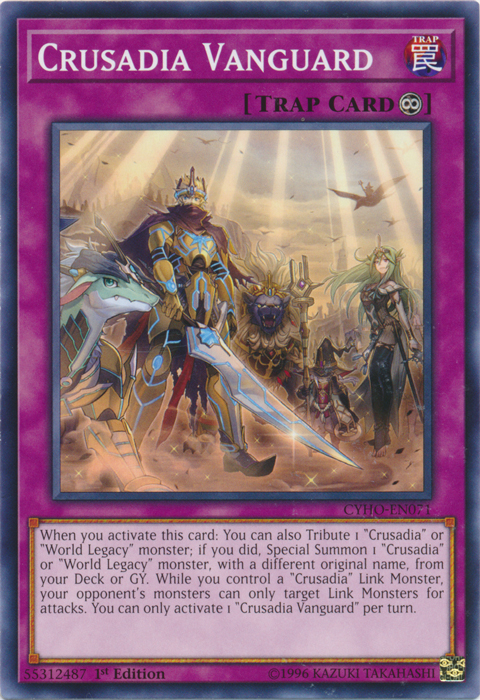 Crusadia Vanguard [CYHO-EN071] Common | Odin's Place