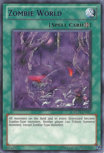 Zombie World (Blue) [DL13-EN017] Rare | Odin's Place