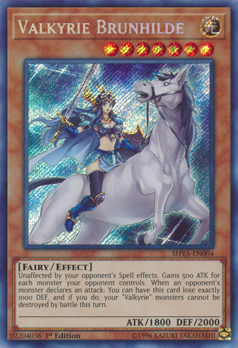 Valkyrie Brunhilde [SHVA-EN004] Secret Rare | Odin's Place