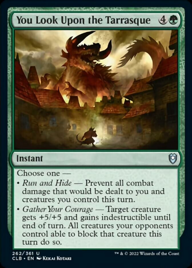 You Look Upon the Tarrasque [Commander Legends: Battle for Baldur's Gate] | Odin's Place