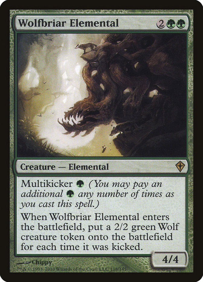 Wolfbriar Elemental (118) [Worldwake] | Odin's Place