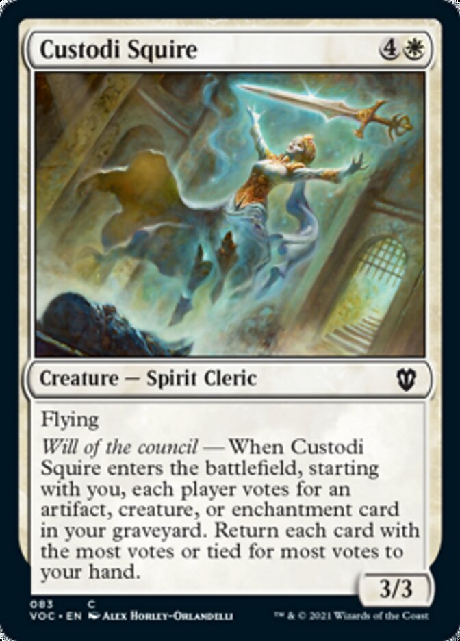 Custodi Squire [Innistrad: Crimson Vow Commander] | Odin's Place
