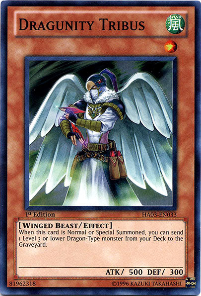 Dragunity Tribus [HA03-EN033] Super Rare | Odin's Place