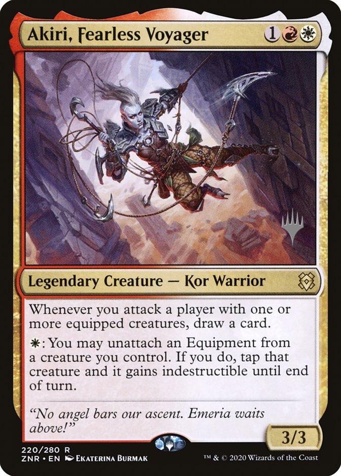 Akiri, Fearless Voyager (Promo Pack) [Zendikar Rising Promos] | Odin's Place