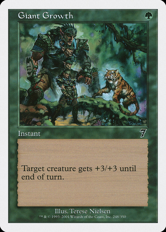 Giant Growth (248) [Seventh Edition] | Odin's Place