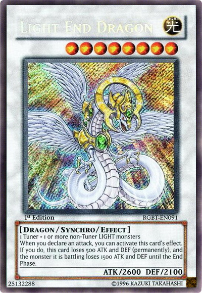Light End Dragon [RGBT-EN091] Secret Rare | Odin's Place