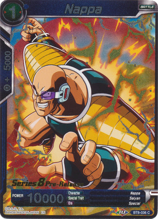 Nappa (BT8-036_PR) [Malicious Machinations Prerelease Promos] | Odin's Place