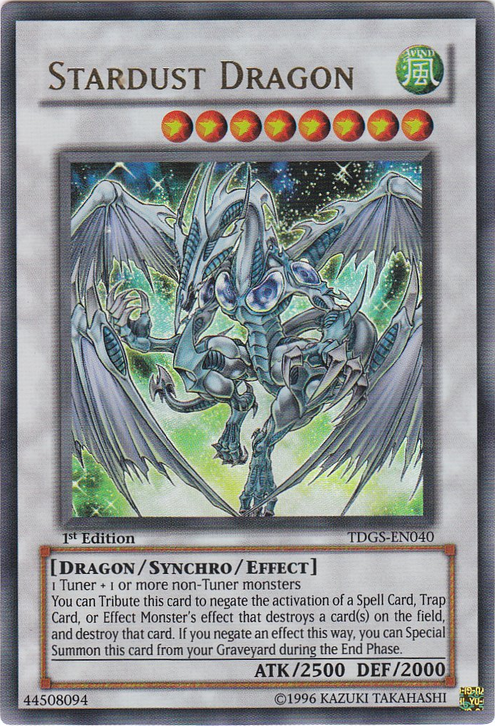 Stardust Dragon [TDGS-EN040] Ultra Rare | Odin's Place