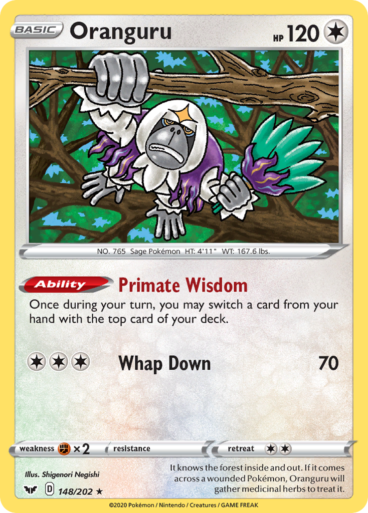 Oranguru (148/202) [Sword & Shield: Base Set] | Odin's Place
