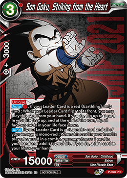 Son Goku, Striking from the Heart (P-328) [Tournament Promotion Cards] | Odin's Place
