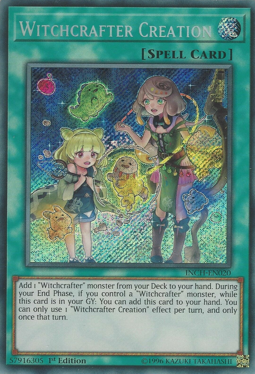 Witchcrafter Creation [INCH-EN020] Secret Rare | Odin's Place