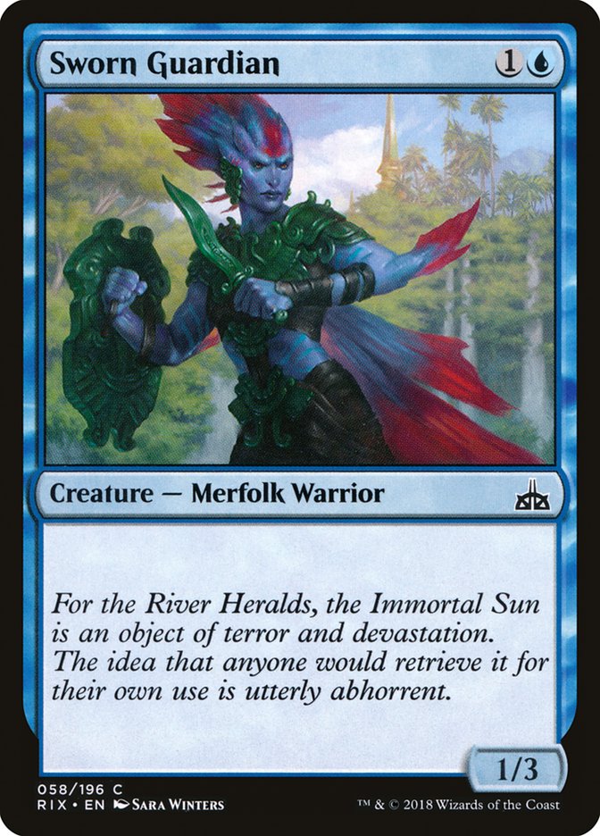 Sworn Guardian (58) [Rivals of Ixalan] | Odin's Place