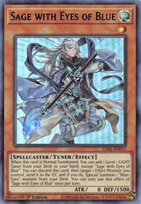 Sage with Eyes of Blue (Blue) [LDS2-EN011] Ultra Rare | Odin's Place