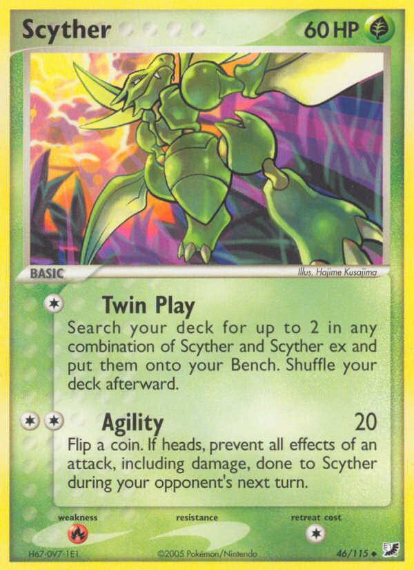 Scyther (46/115) [EX: Unseen Forces] | Odin's Place
