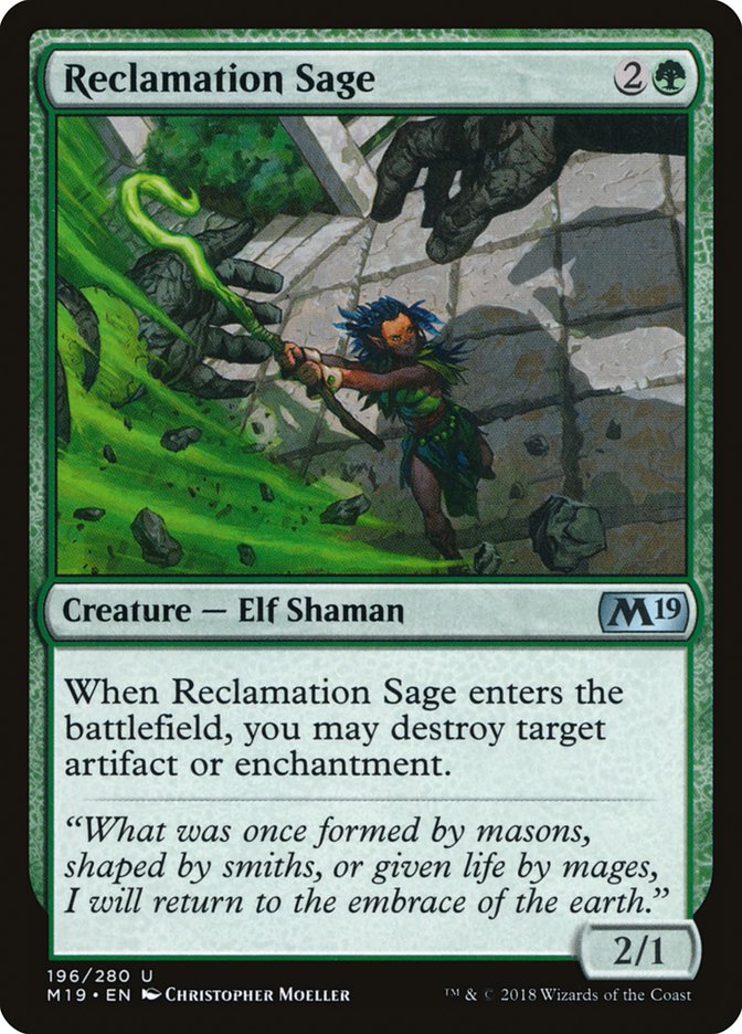 Reclamation Sage (196) [Core Set 2019] | Odin's Place