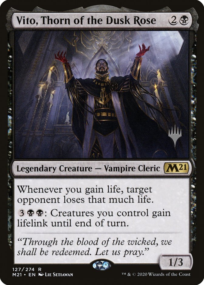 Vito, Thorn of the Dusk Rose (Promo Pack) [Core Set 2021 Promos] | Odin's Place