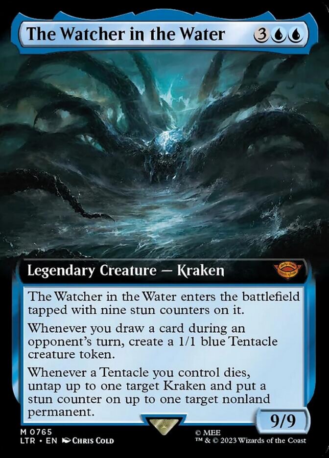 The Watcher in the Water (Extended Art) (Surge Foil) [The Lord of the Rings: Tales of Middle-Earth] | Odin's Place