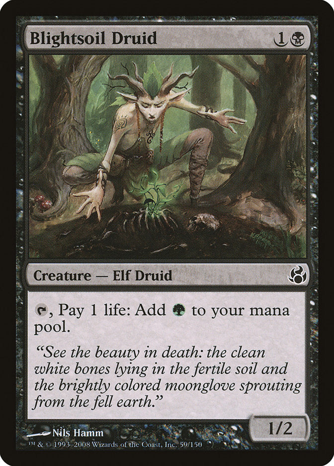 Blightsoil Druid (59) [Morningtide] | Odin's Place