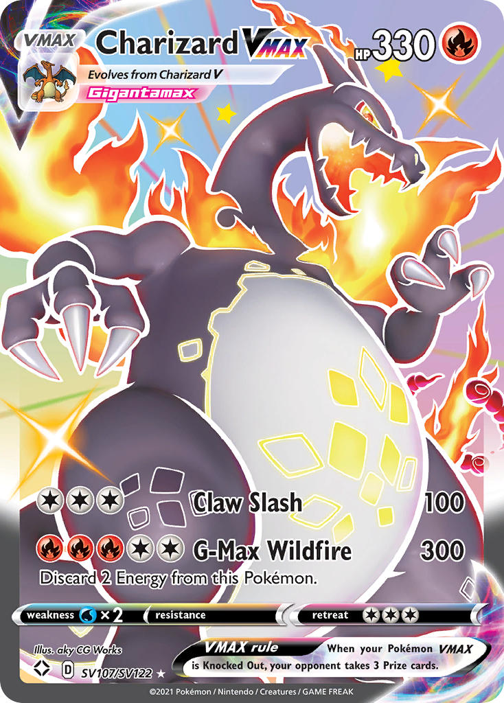 Charizard VMAX (SV107/SV122) [Sword & Shield: Shining Fates] | Odin's Place