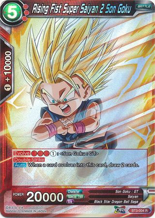 Rising Fist Super Saiyan 2 Son Goku (BT3-004) [Cross Worlds] | Odin's Place