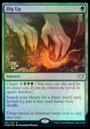 Dig Up [Innistrad: Crimson Vow Prerelease Promos] | Odin's Place