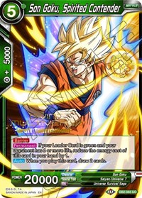 Son Goku, Spirited Contender (Divine Multiverse Draft Tournament) (DB2-065) [Tournament Promotion Cards] | Odin's Place