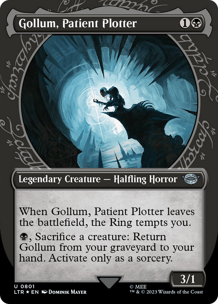 Gollum, Patient Plotter (Showcase) (Surge Foil) [The Lord of the Rings: Tales of Middle-Earth] | Odin's Place