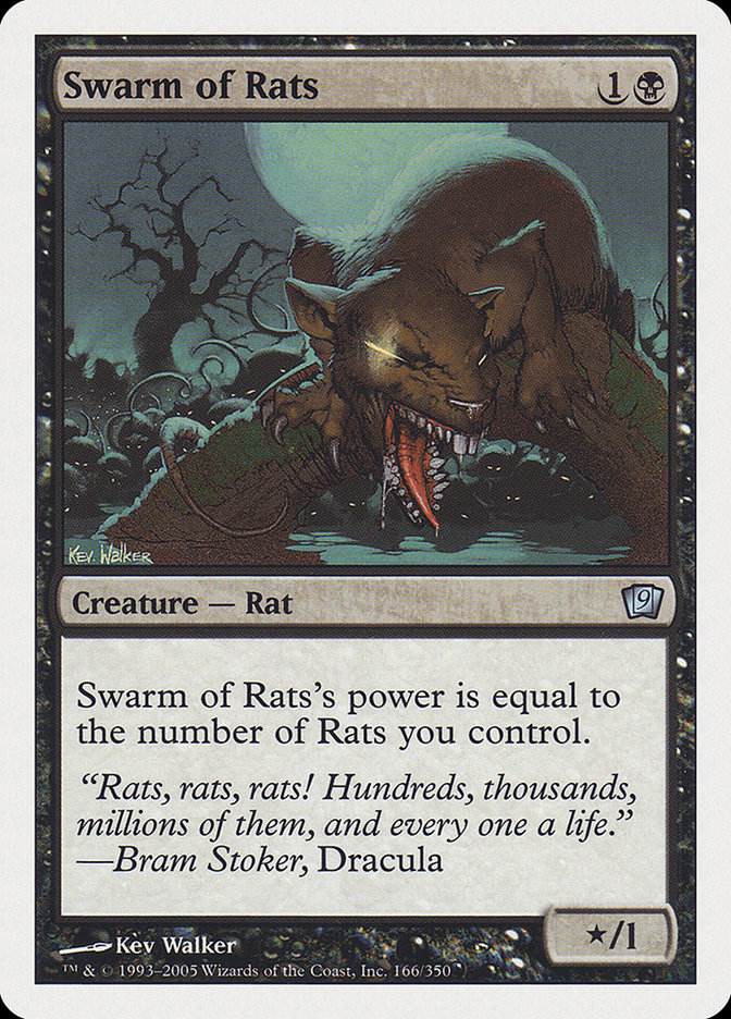 Swarm of Rats (166) [Ninth Edition] | Odin's Place