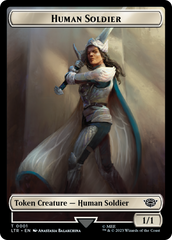 Food (10) // Human Soldier (01) Double-Sided Token [The Lord of the Rings: Tales of Middle-Earth Tokens] | Odin's Place