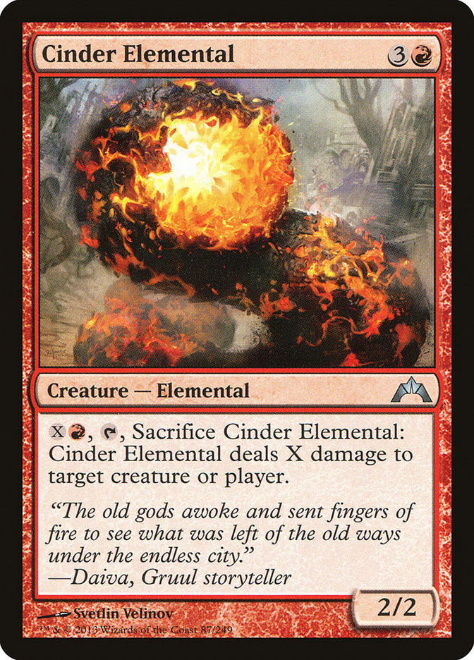 Cinder Elemental (87) [Gatecrash] | Odin's Place