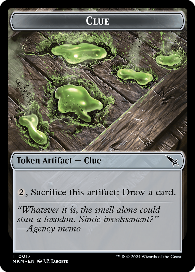 Thopter (0020) // Clue (0017) Double-Sided Token [Murders at Karlov Manor Tokens] | Odin's Place