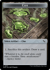 Thopter (0020) // Clue (0017) Double-Sided Token [Murders at Karlov Manor Tokens] | Odin's Place
