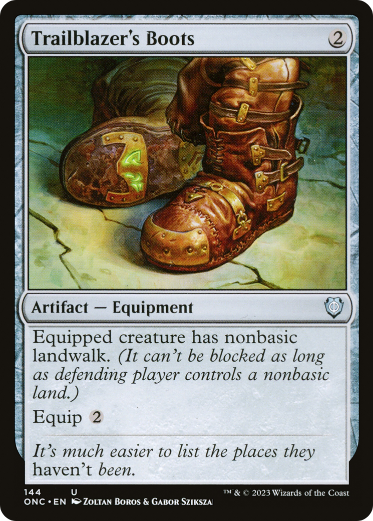 Trailblazer's Boots [Phyrexia: All Will Be One Commander] | Odin's Place